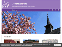 Tablet Screenshot of johanniskirche.de