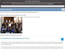 Tablet Screenshot of johanniskirche.org